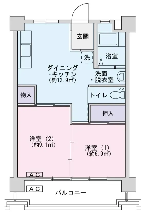 UR奈良北団地のみまもり住宅 図.webp