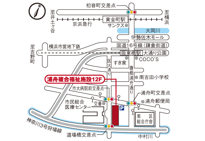 アビリティーズ横浜店　周辺地図