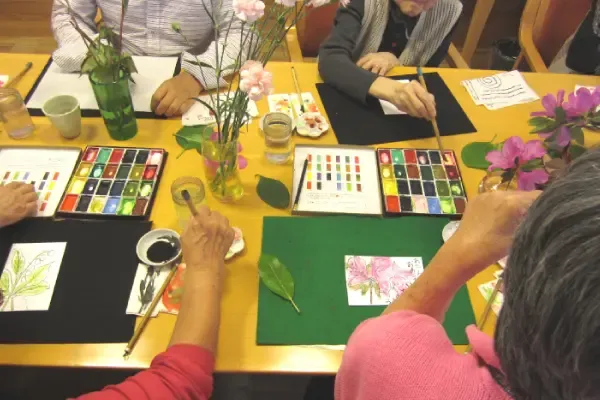 吉祥寺本町在宅介護支援センター 絵手紙1.webp