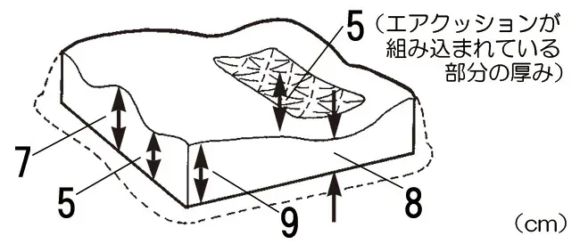 ロホエアライト3　寸法.webp