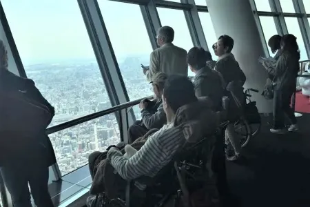 スカイツリー展望デッキからの眺めは圧巻です