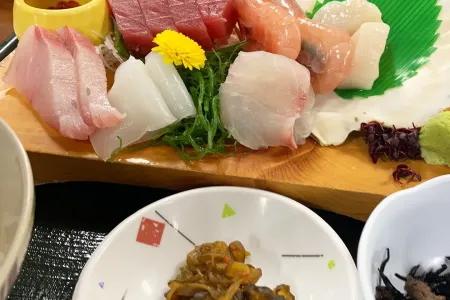 昼食は選択制（１）お刺身定食