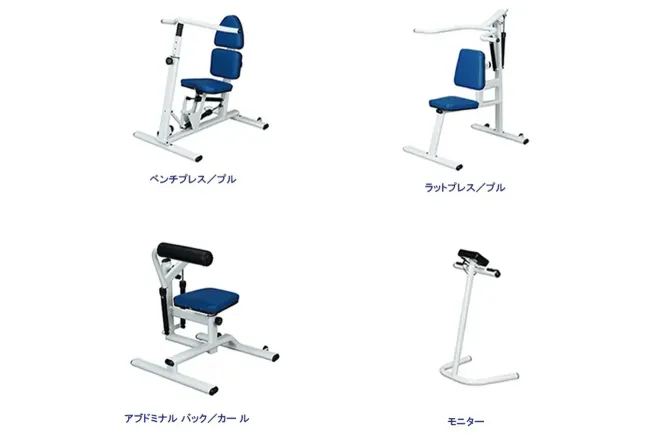 介護予防、転倒予防に最適 油圧式トレーニング機器 ソフトライン シリーズ